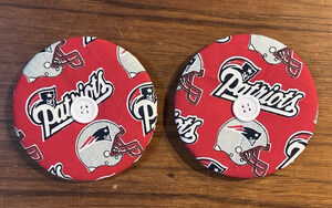 NEW Pair of Playing Card Holders Handmade New England Patriots